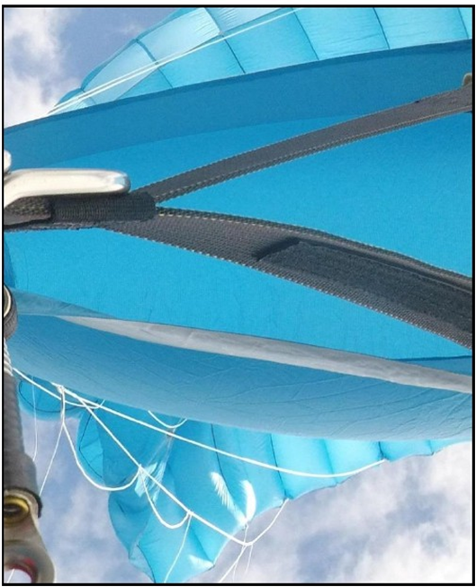 Deformed reserve canopy