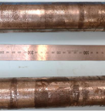 Surface wear on the tailpin