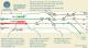 Diagram displaying the reported circumstances as annotations to a diagram of the track layout. 