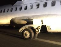 photo of the incident aircraft's running gear